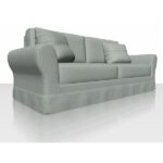 Aquaclean Textured Plain - Pewter - Sofa Cover