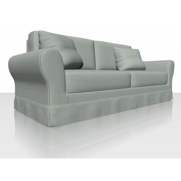 Aquaclean Textured Plain - Pewter - Sofa Cover
