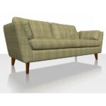 Highland Check - Olive - Sofa Cover