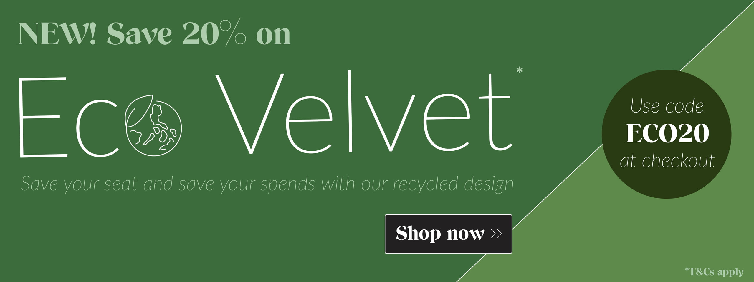 Eco Velvet Sale | 20% off all eco velvet orders
