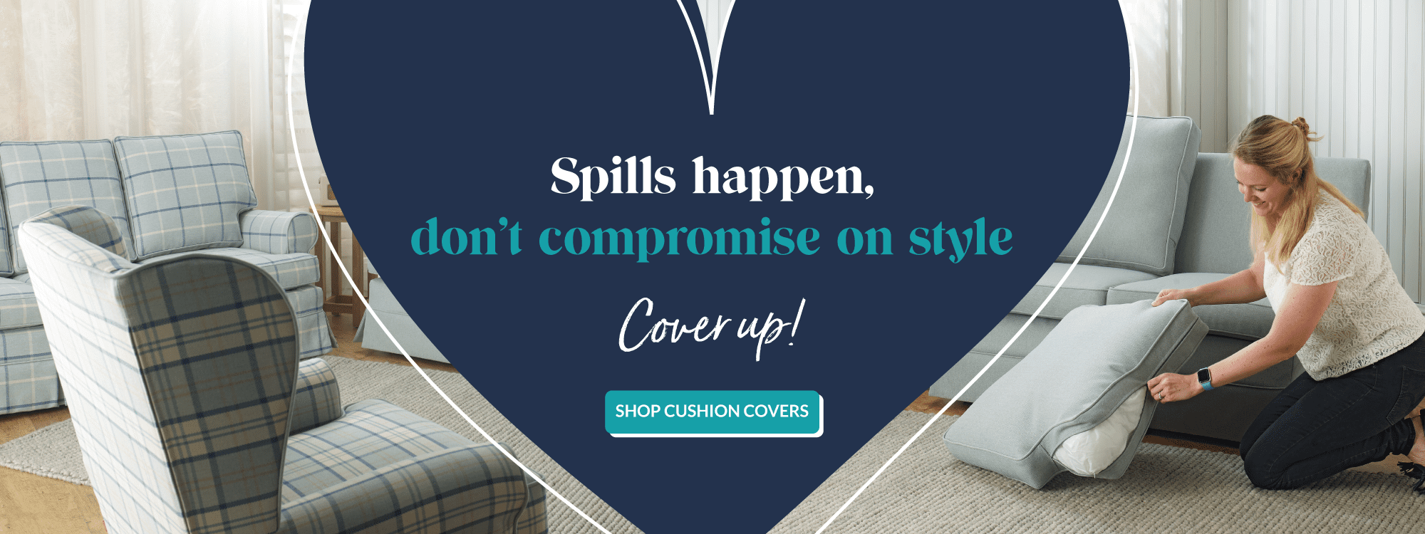 Spills happen, don't comprise on style.