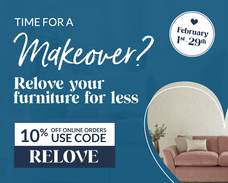 Time for a makeover? Relove your furniture for less