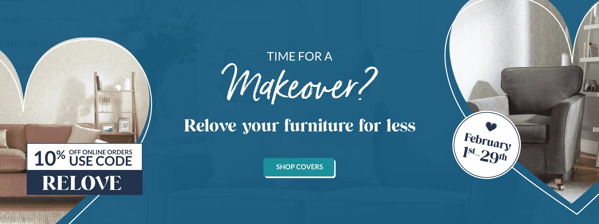 Time for a makeover? Relove your furniture for less