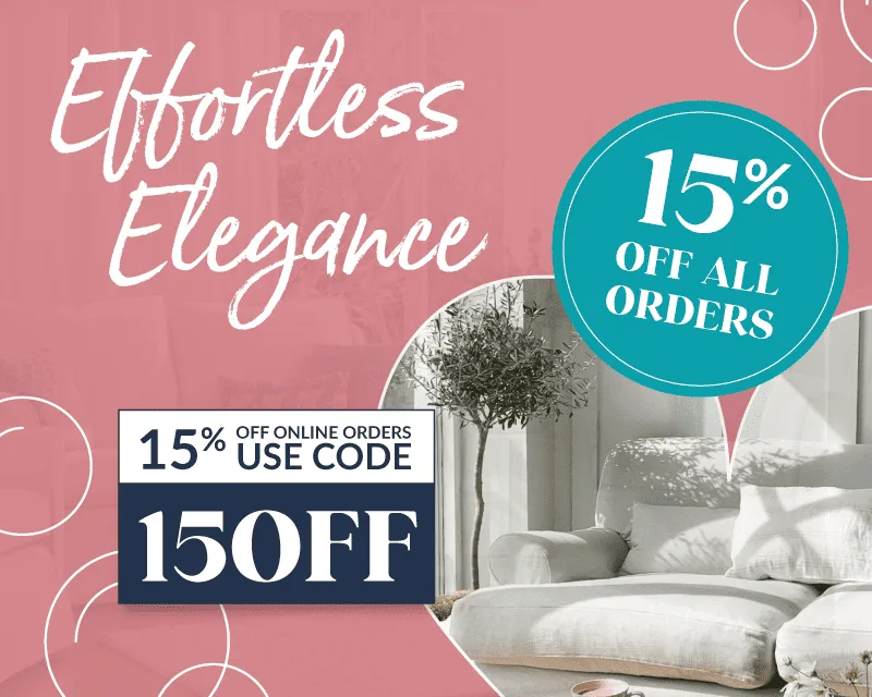 Effortless Elegance - 15% Off All Orders