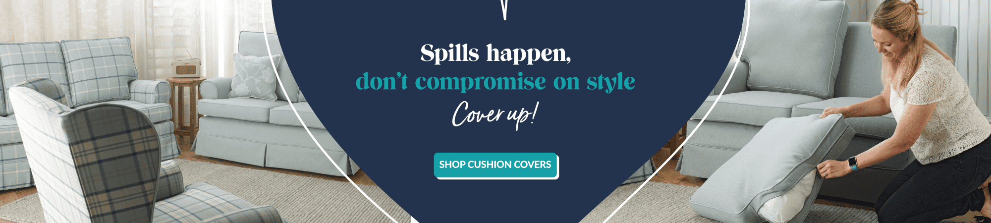 Spills happen, don't comprise on style.